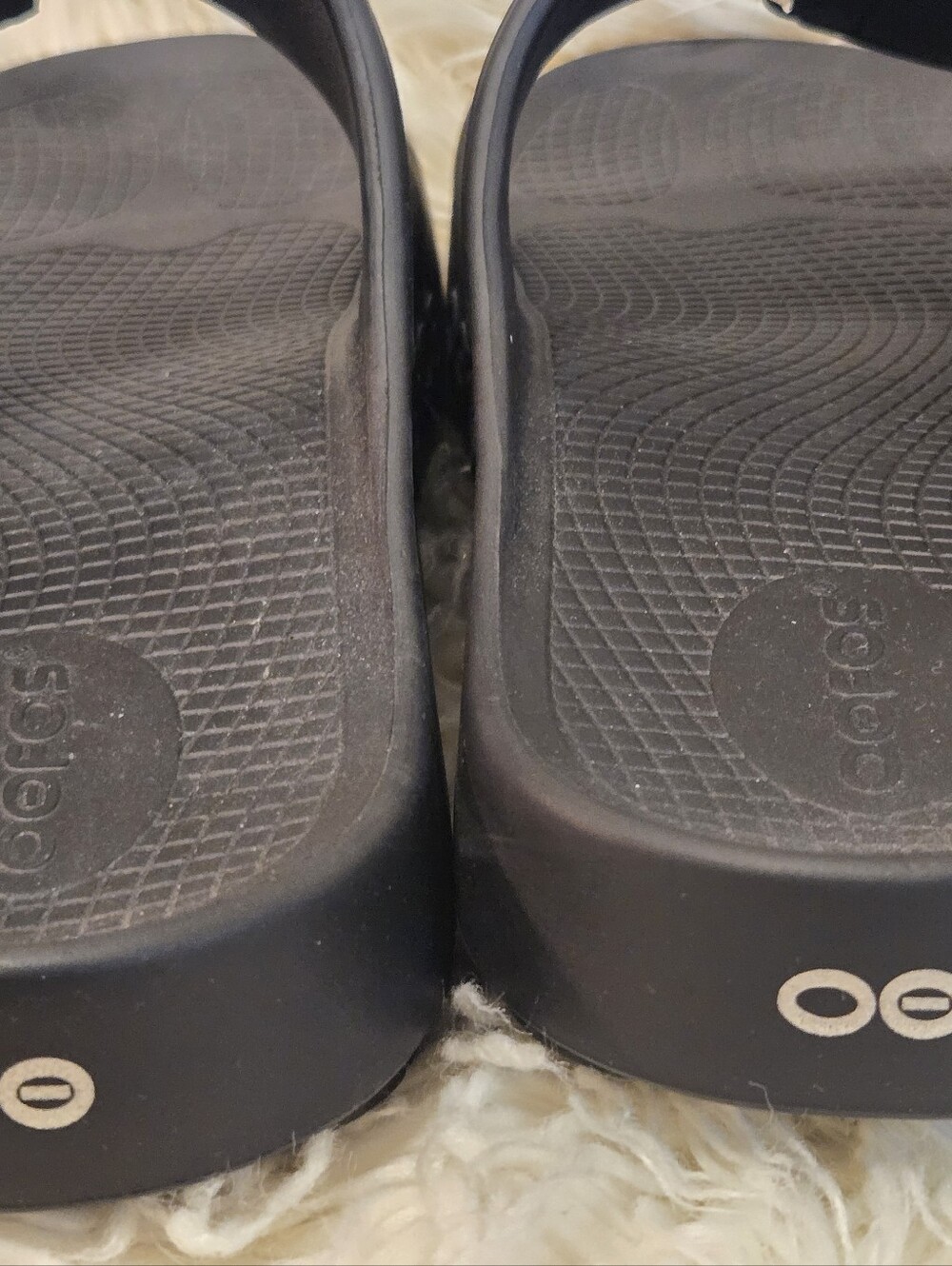 Oofos Sports Slide Mens Size 9 WOMENS SIZE 11 Black Recovery - Picture 6 of 10